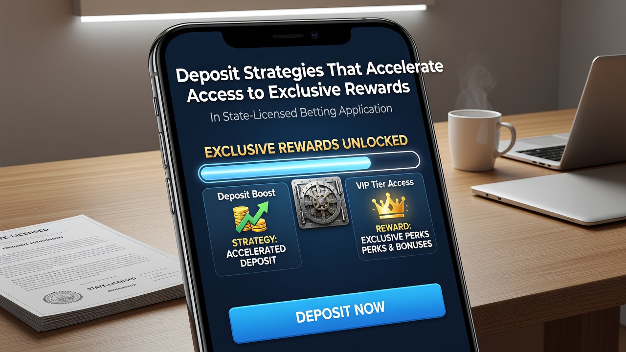 Screenshot of a mobile betting app interface displaying deposit options and current loyalty tier progress