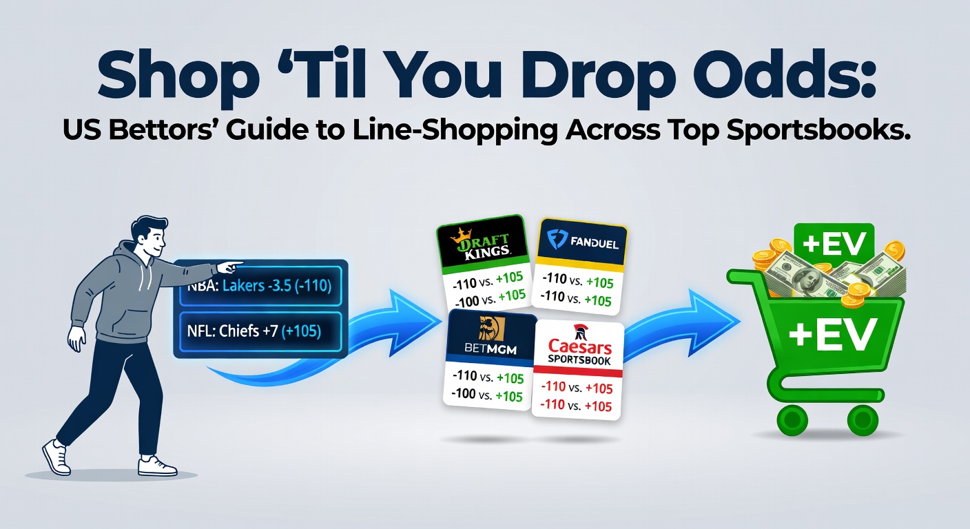 Sportsbook odds comparison screen showing varying lines across multiple apps for an NFL game